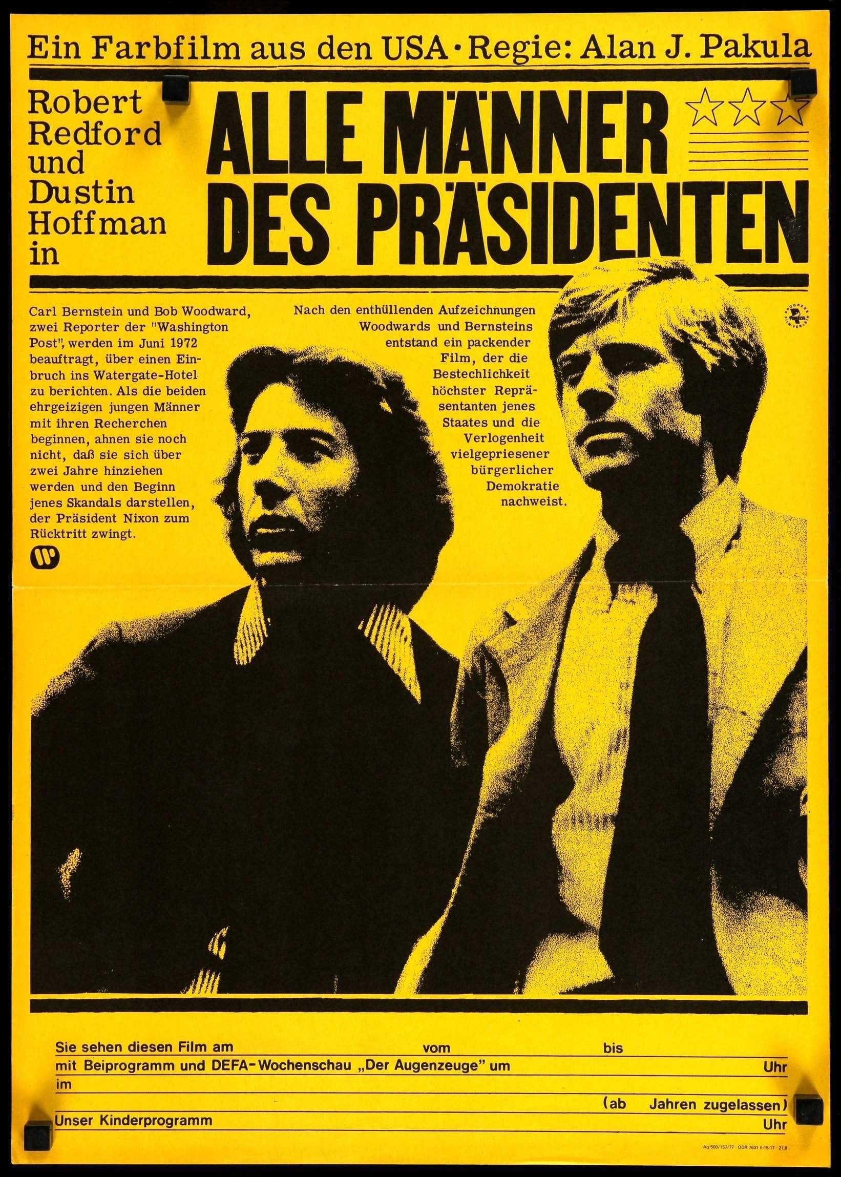 All the President's Men (1976) original movie poster for sale at Originalfilmart