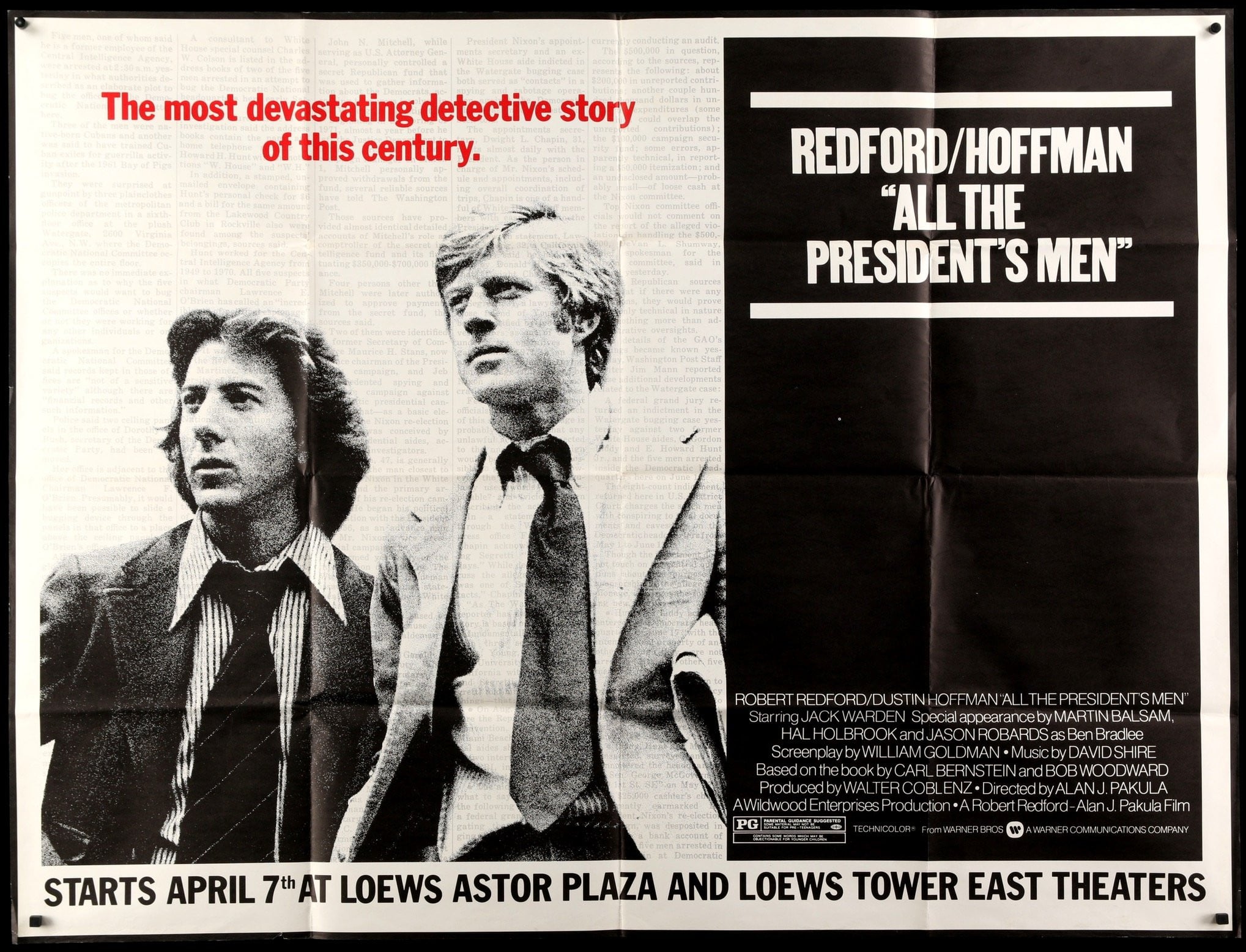All the President's Men (1976) original movie poster for sale at Originalfilmart