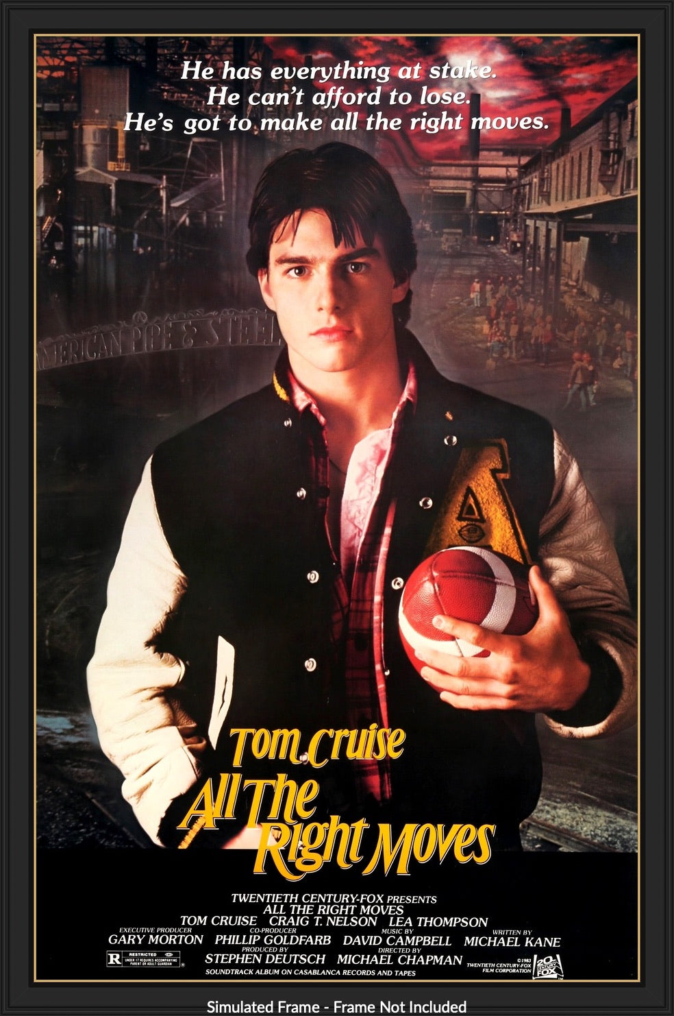 All the Right Moves (1983) original movie poster for sale at Originalfilmart