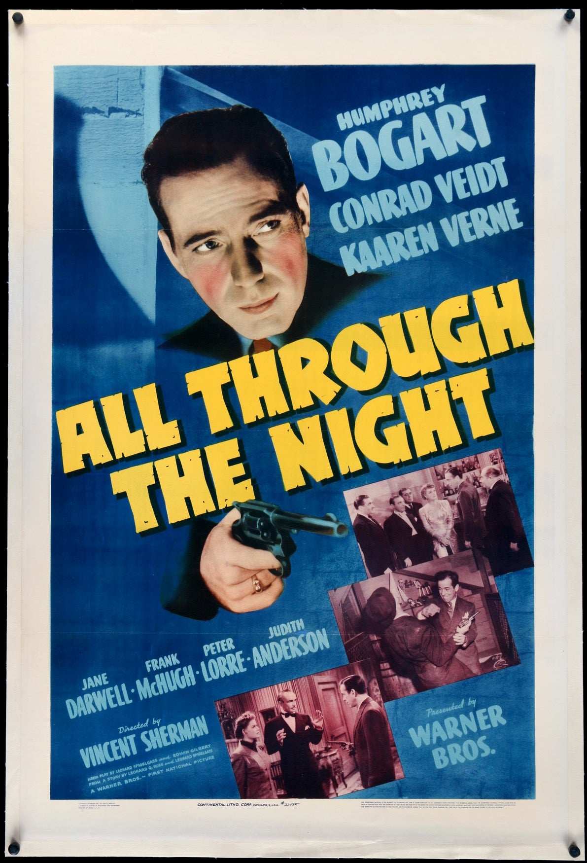 All Through the Night (1942) original movie poster for sale at Originalfilmart