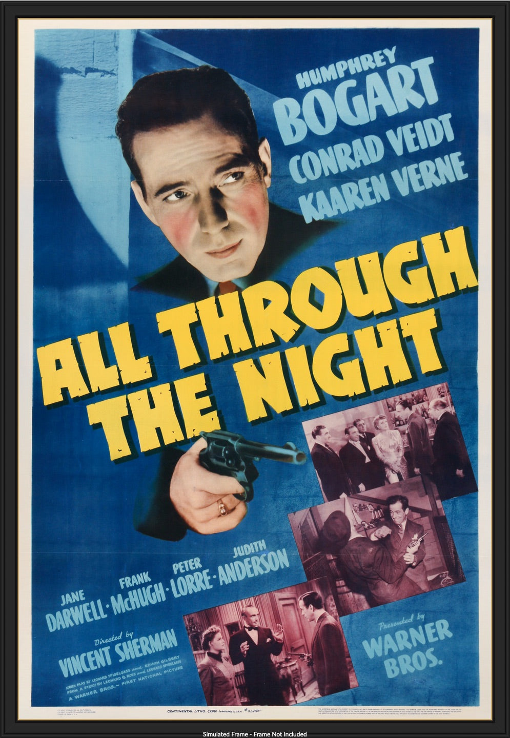 All Through the Night (1942) original movie poster for sale at Originalfilmart
