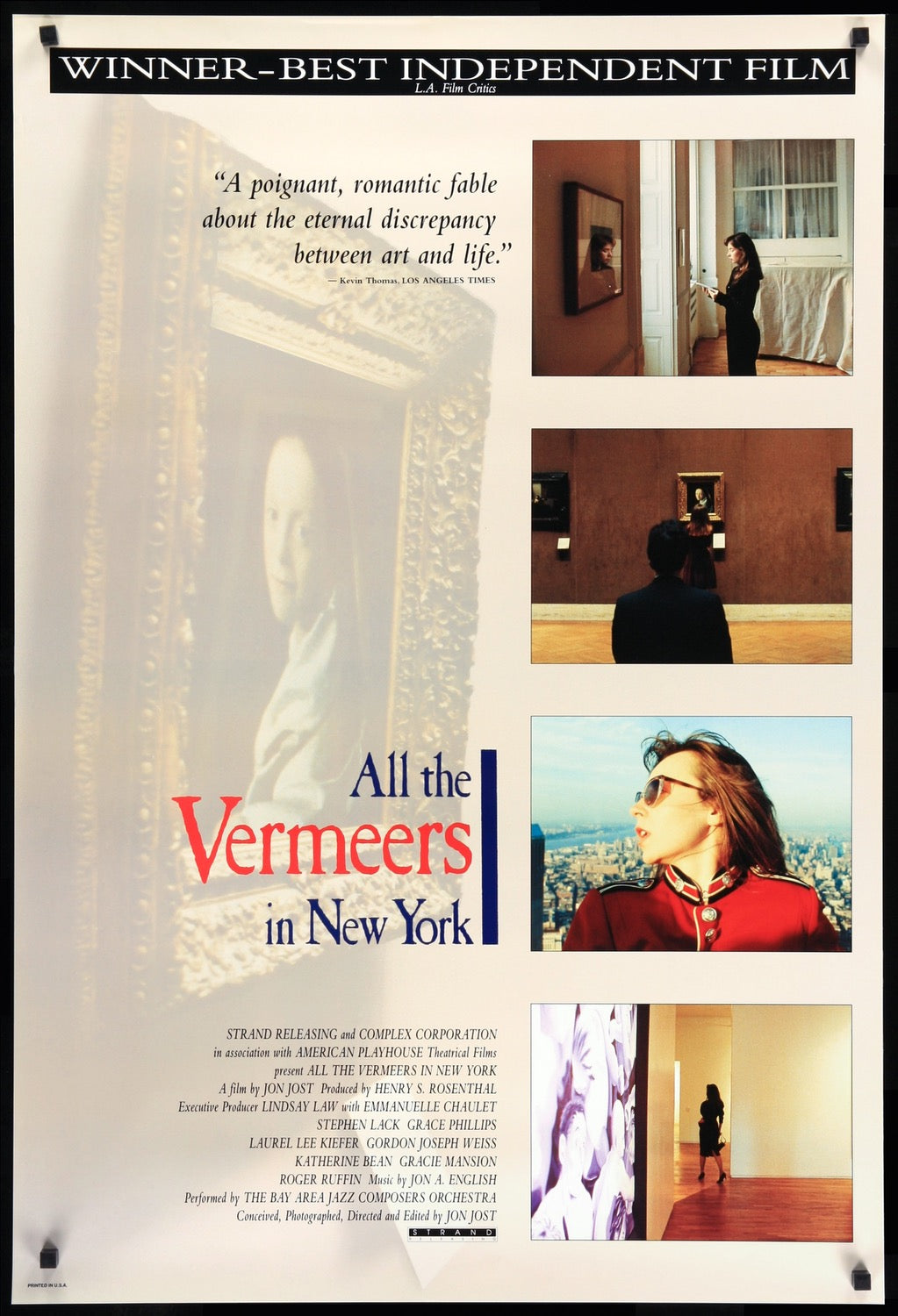 All the Vermeers in New York (1990) original movie poster for sale at Originalfilmart