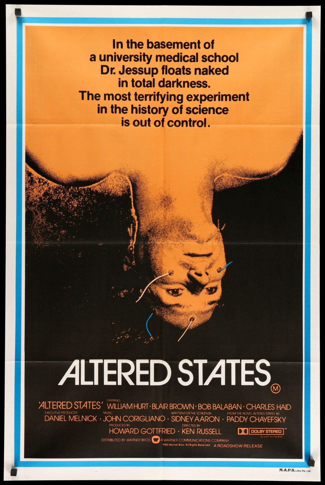 Altered States (1980) original movie poster for sale at Originalfilmart
