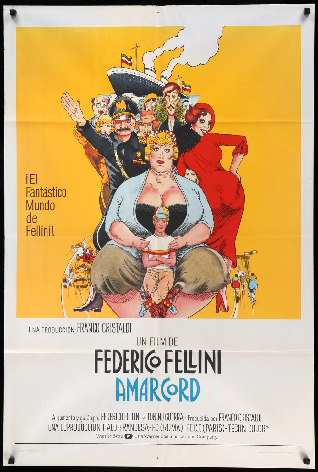 Amarcord (1973) original movie poster for sale at Originalfilmart