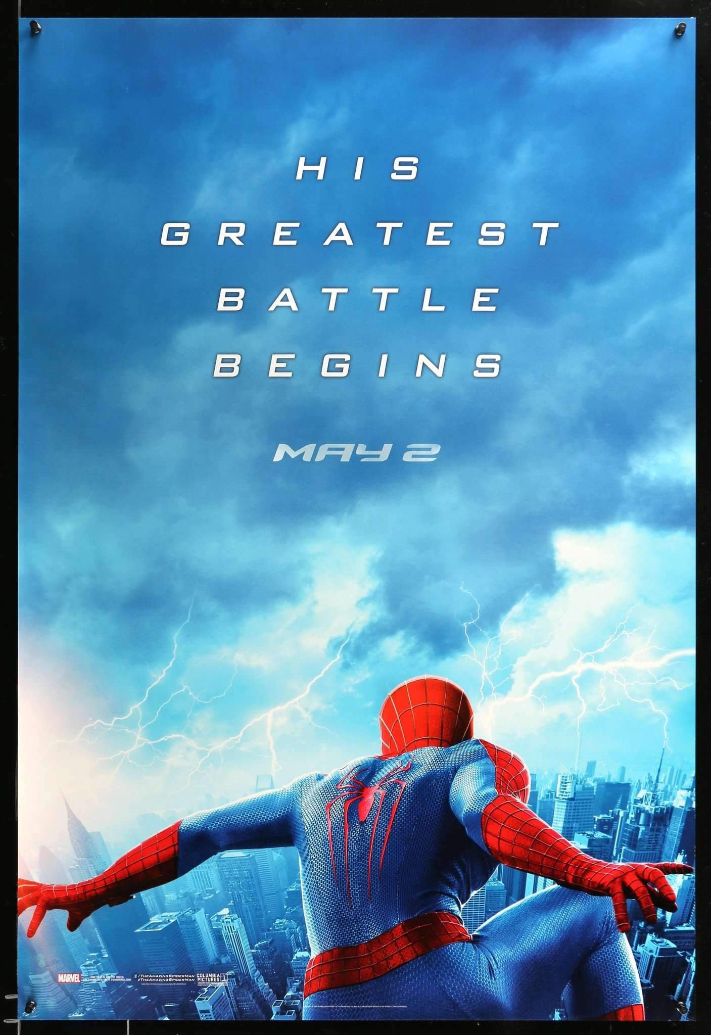 Amazing Spider-Man 2 (2014) original movie poster for sale at Originalfilmart