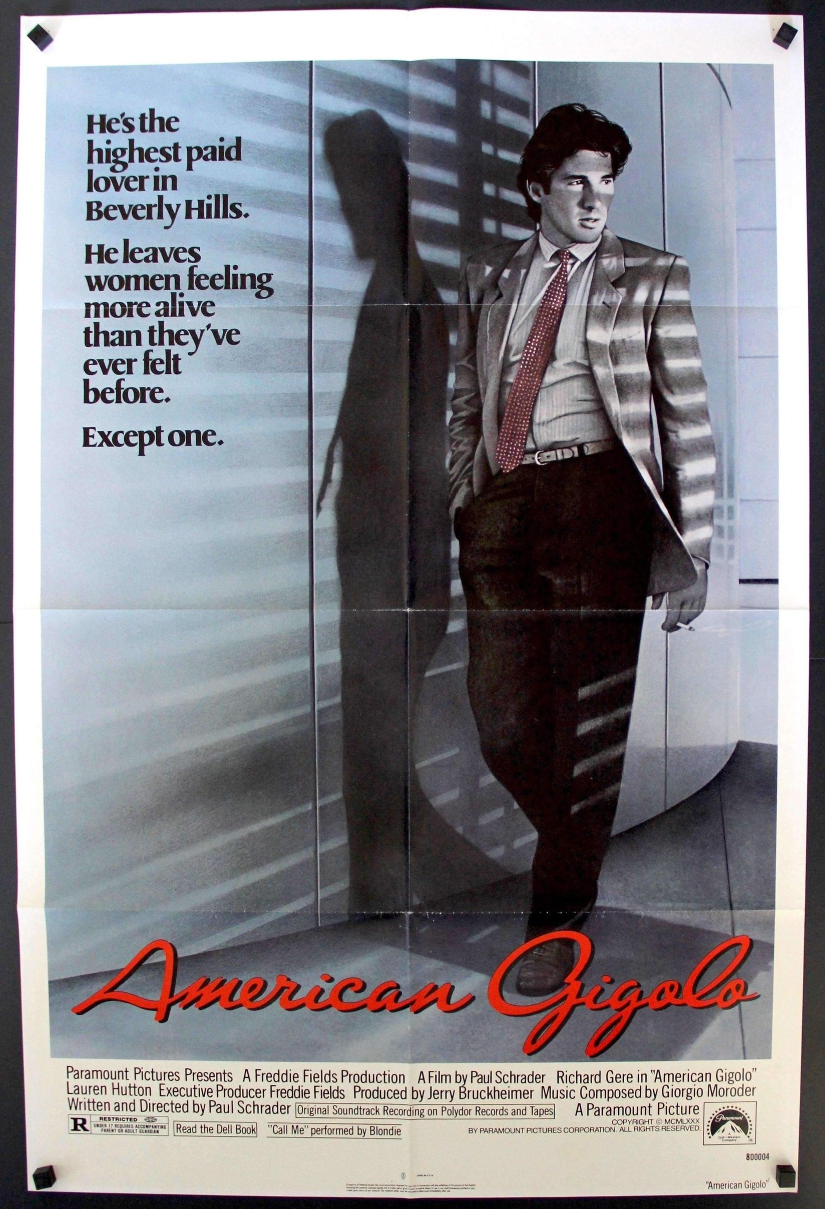 American Gigolo (1980) original movie poster for sale at Originalfilmart