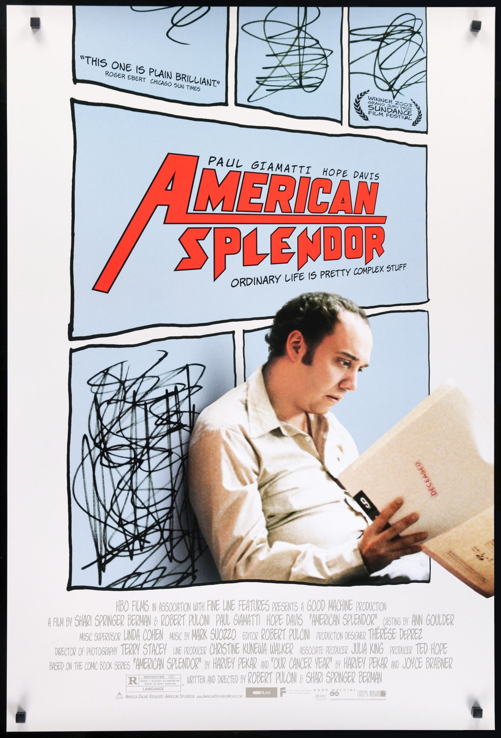 American Splendor (2003) original movie poster for sale at Originalfilmart