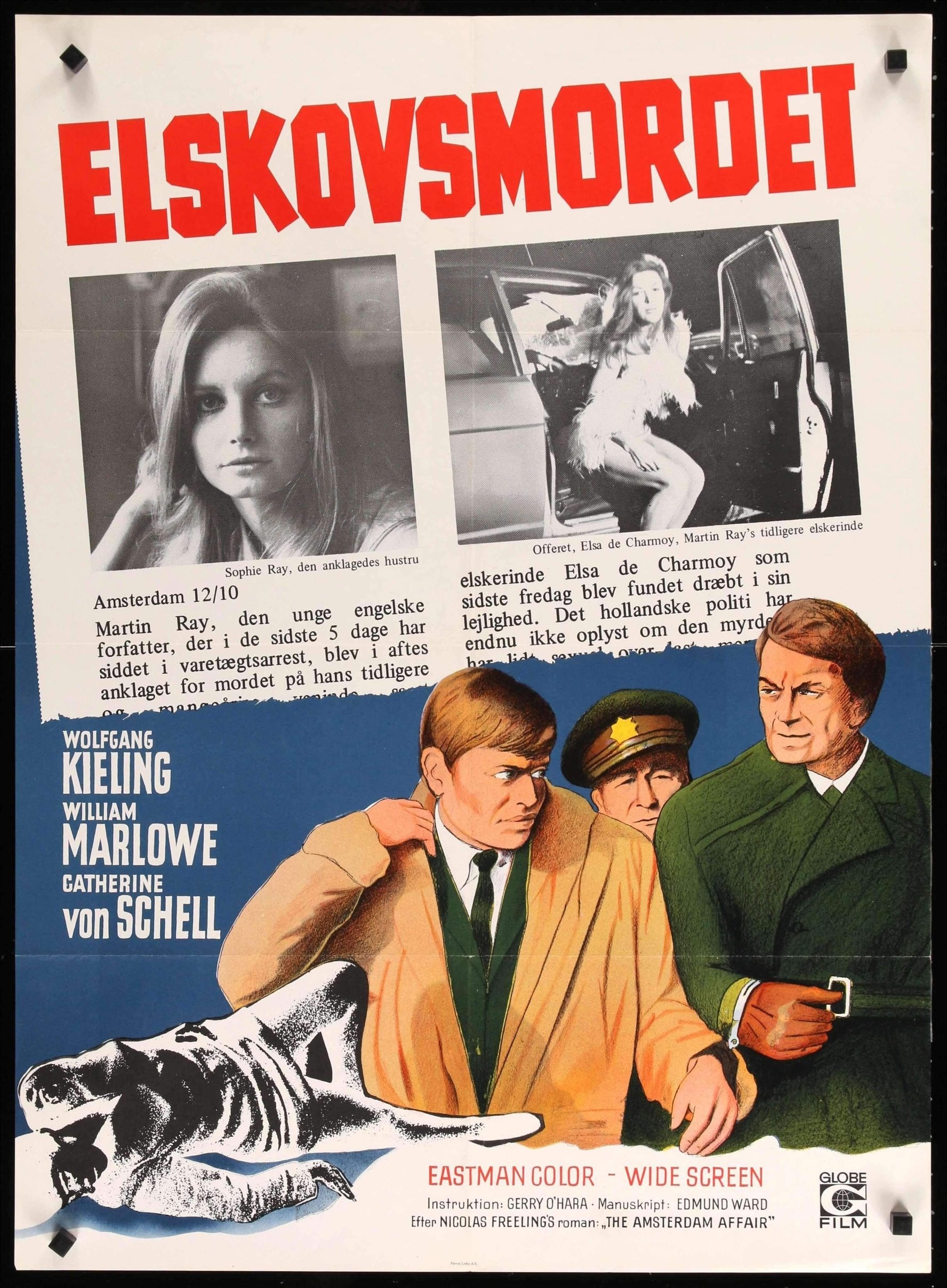 Amsterdam Affair (1968) original movie poster for sale at Originalfilmart