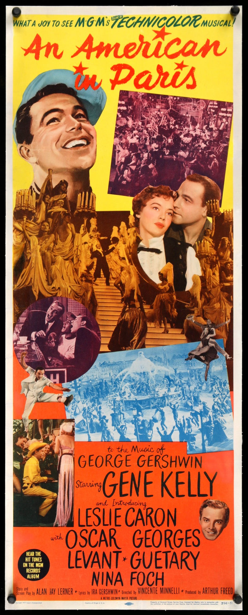 An American in Paris (1951) original movie poster for sale at Originalfilmart