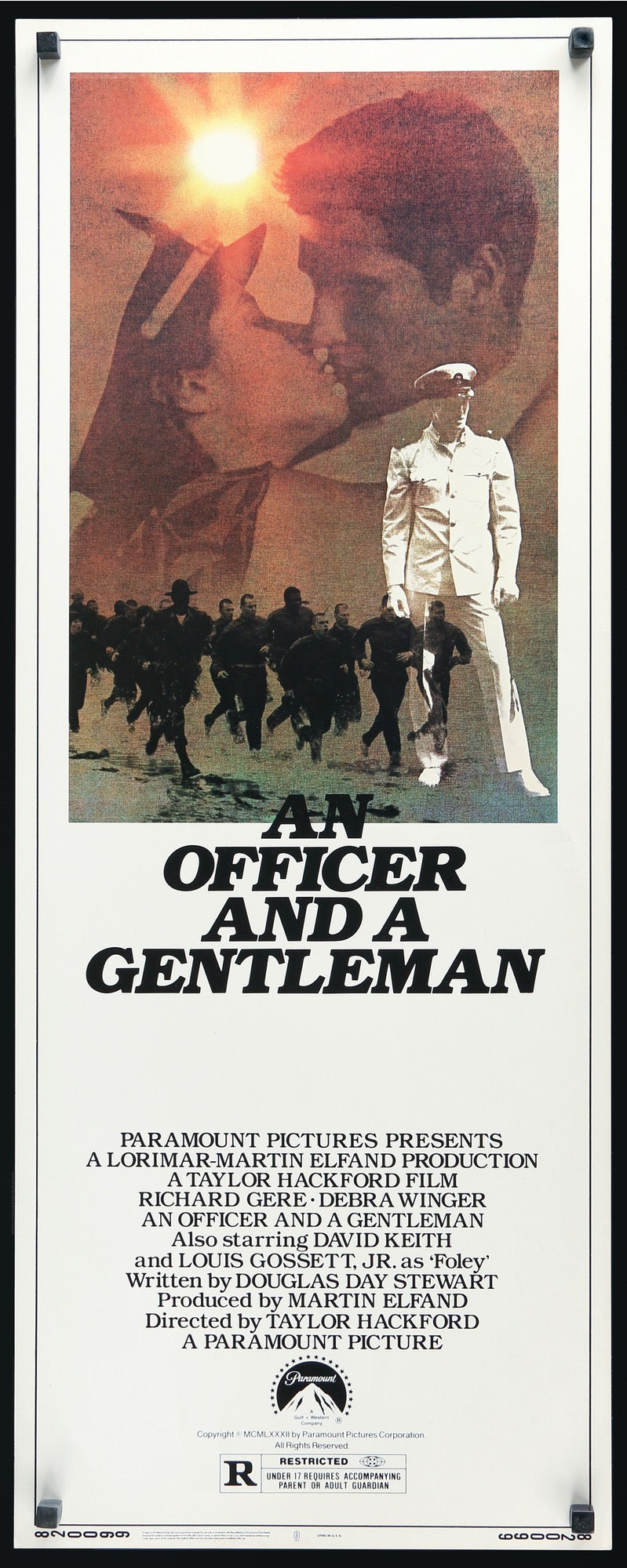 An Officer and a Gentleman (1982) original movie poster for sale at Originalfilmart