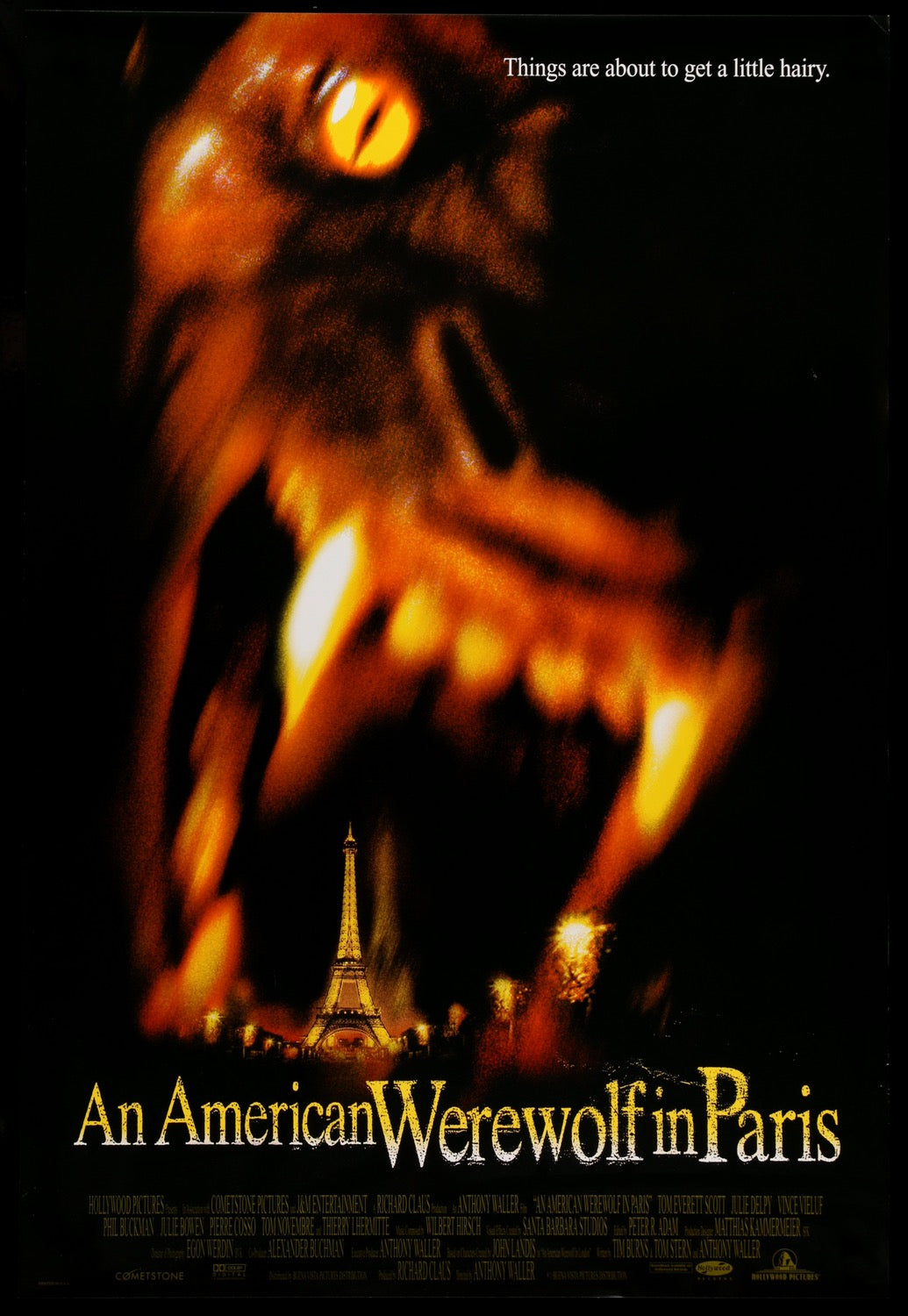 American Werewolf in Paris (1997) original movie poster for sale at Originalfilmart