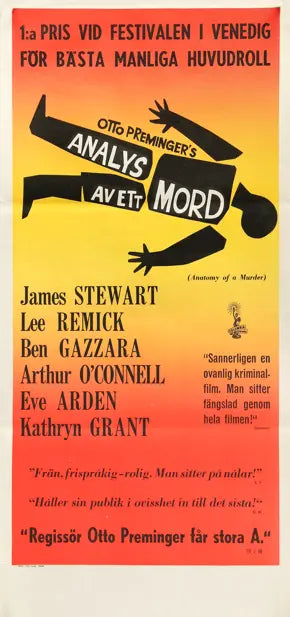 Anatomy of a Murder (1959) original movie poster for sale at Originalfilmart