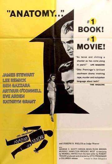 Anatomy of a Murder (1959) original movie poster for sale at Originalfilmart