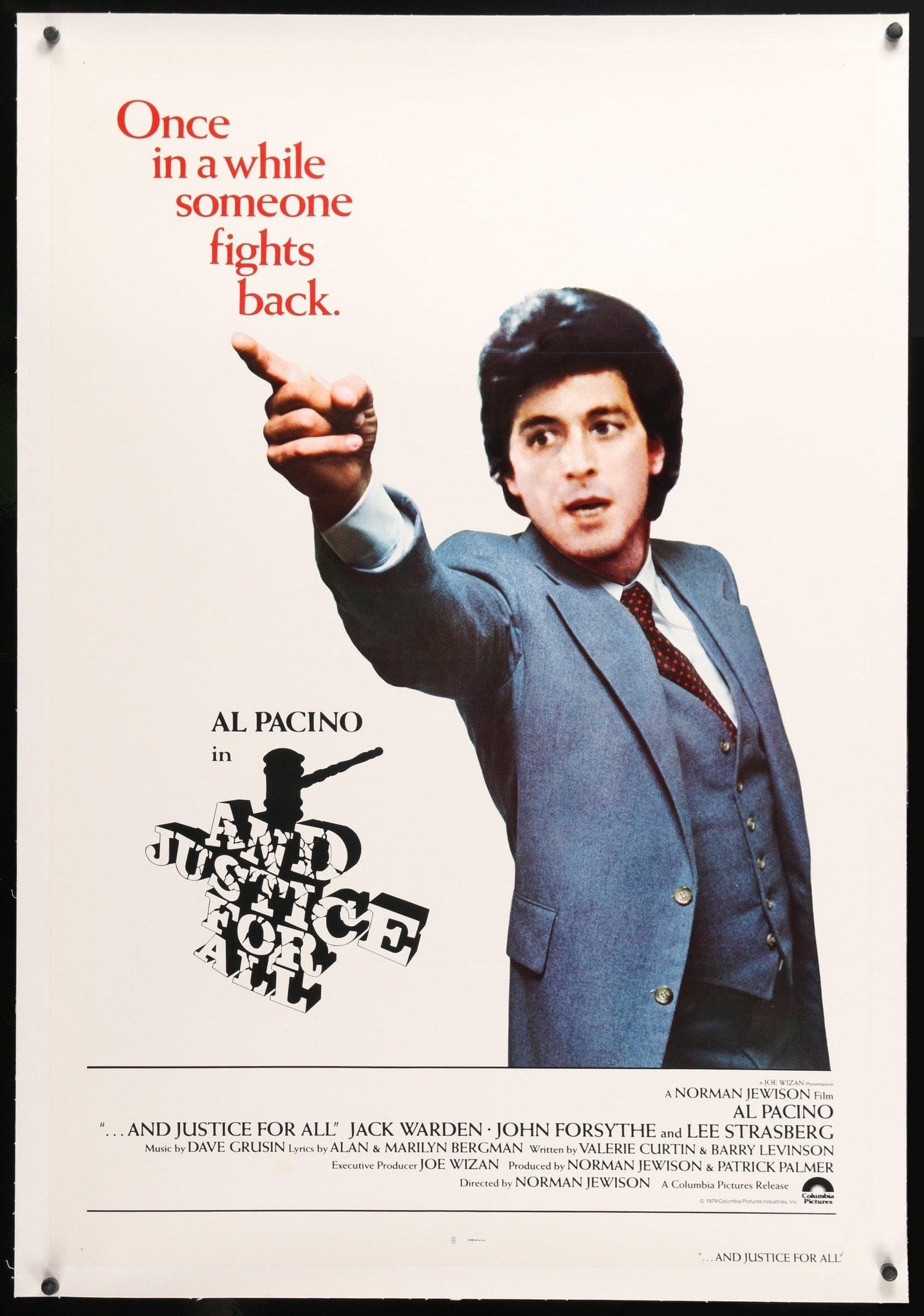 And Justice For All (1979) original movie poster for sale at Originalfilmart