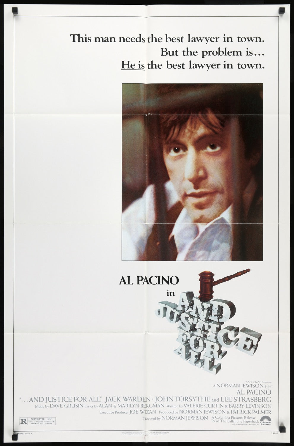 And Justice For All (1979) original movie poster for sale at Originalfilmart
