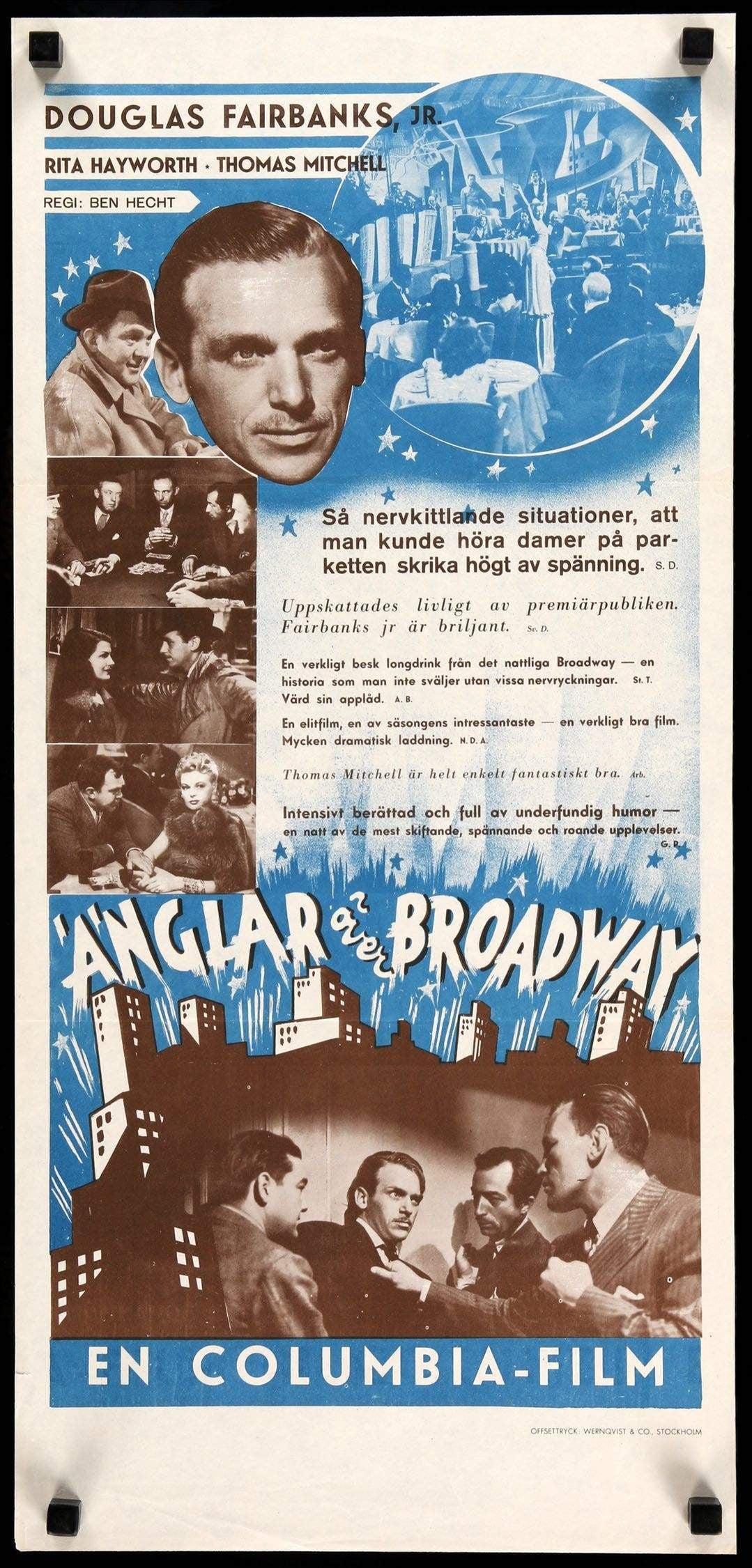 Angels Over Broadway (1940) original movie poster for sale at Originalfilmart