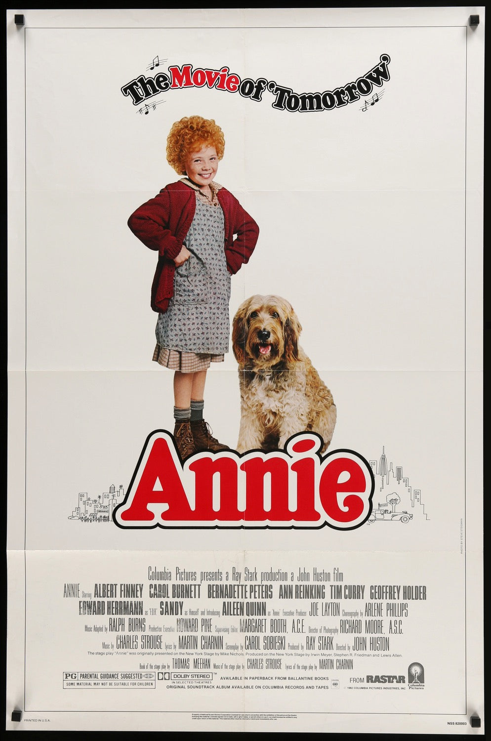 Annie (1982) original movie poster for sale at Originalfilmart