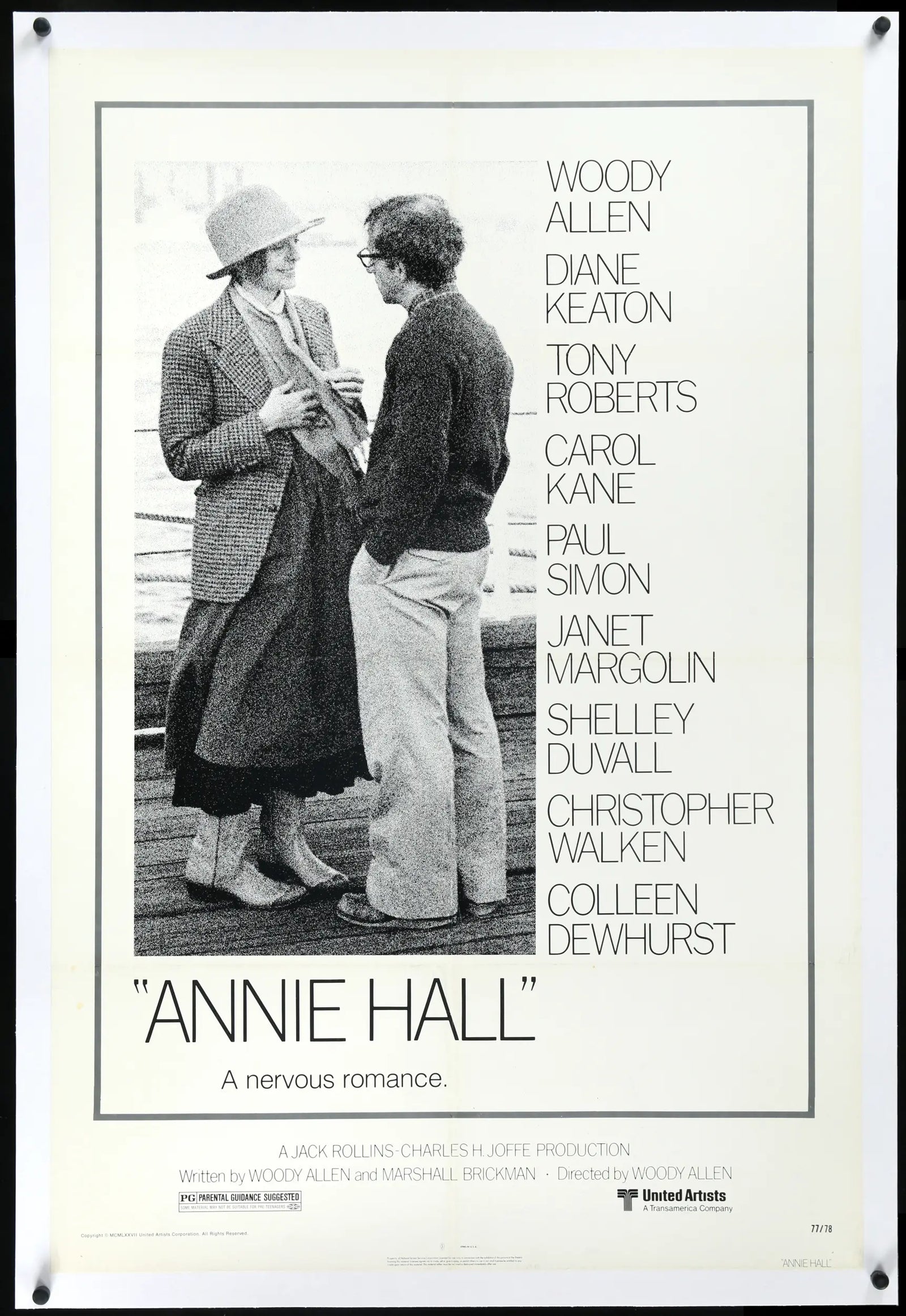 Annie Hall (1977) original movie poster for sale at Originalfilmart