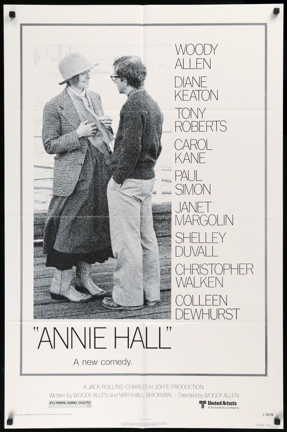 Annie Hall (1977) original movie poster for sale at Originalfilmart