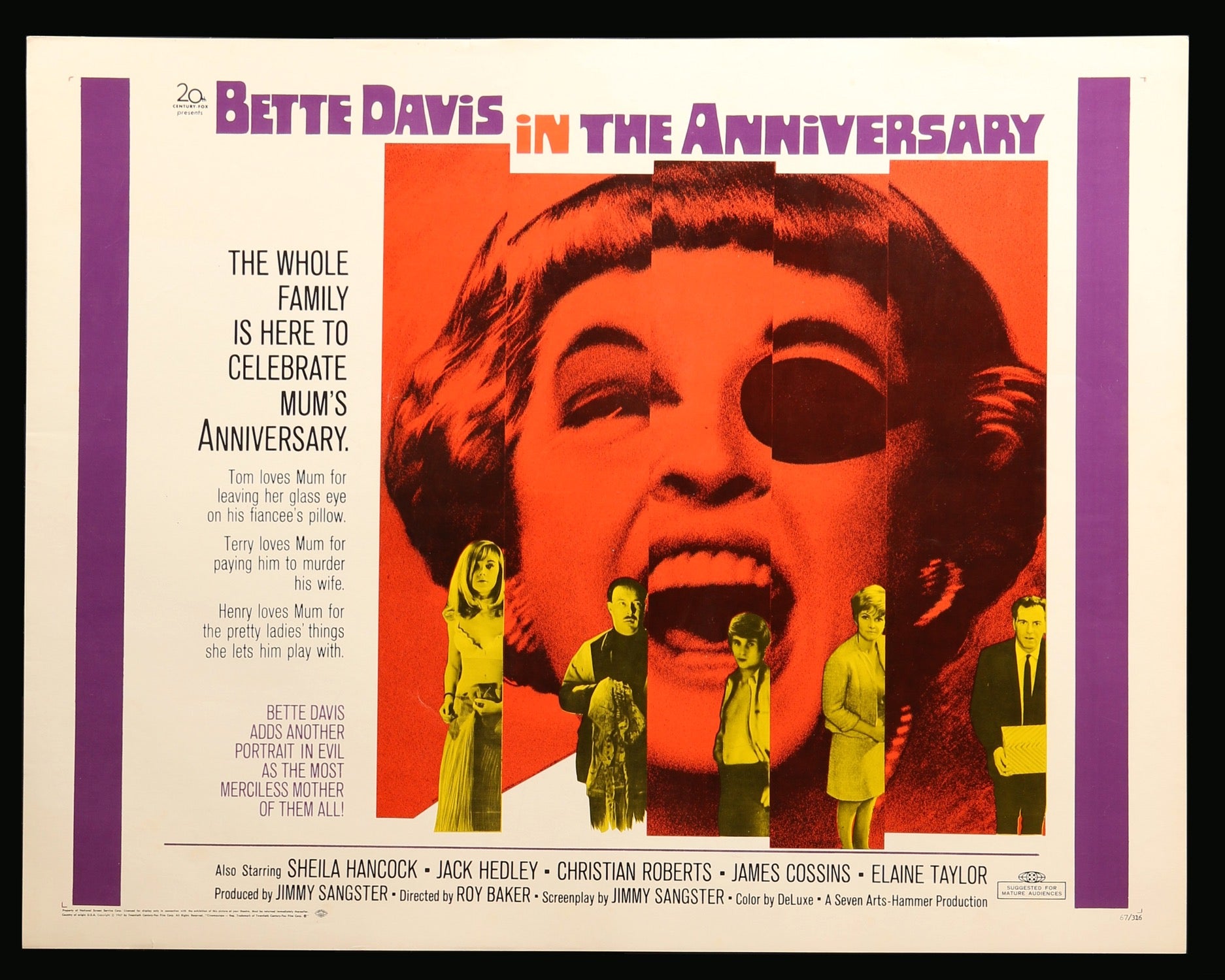 Anniversary (1968) original movie poster for sale at Originalfilmart