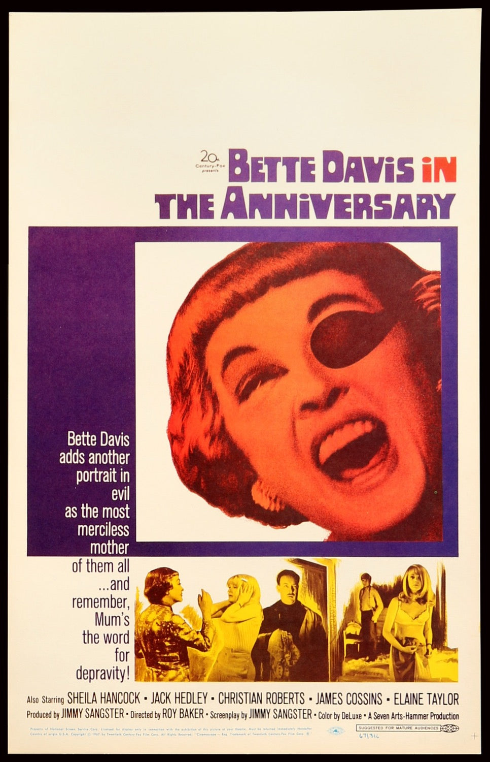 Anniversary (1968) original movie poster for sale at Originalfilmart