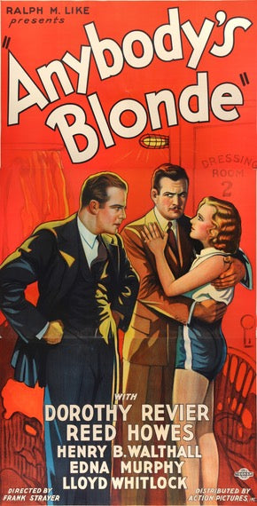 Anybody's Blonde (1931) original movie poster for sale at Originalfilmart
