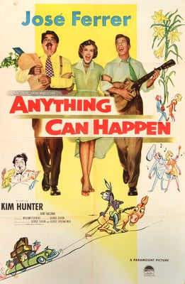 Anything Can Happen (1952) original movie poster for sale at Originalfilmart