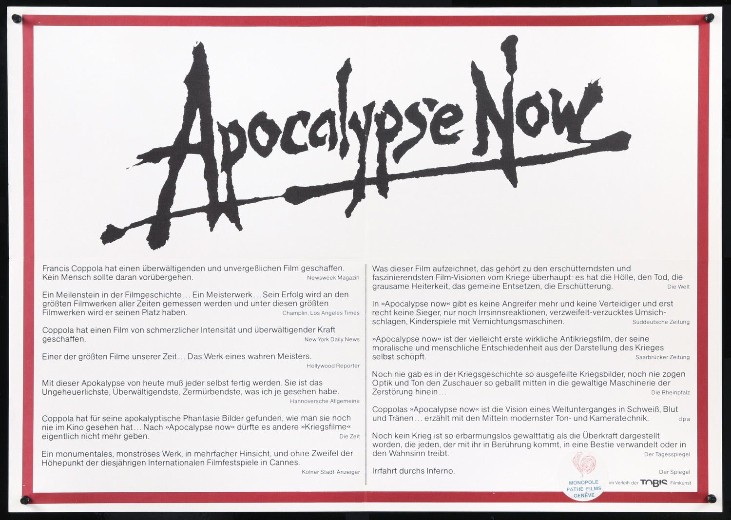 Apocalypse Now (1979) original movie poster for sale at Originalfilmart