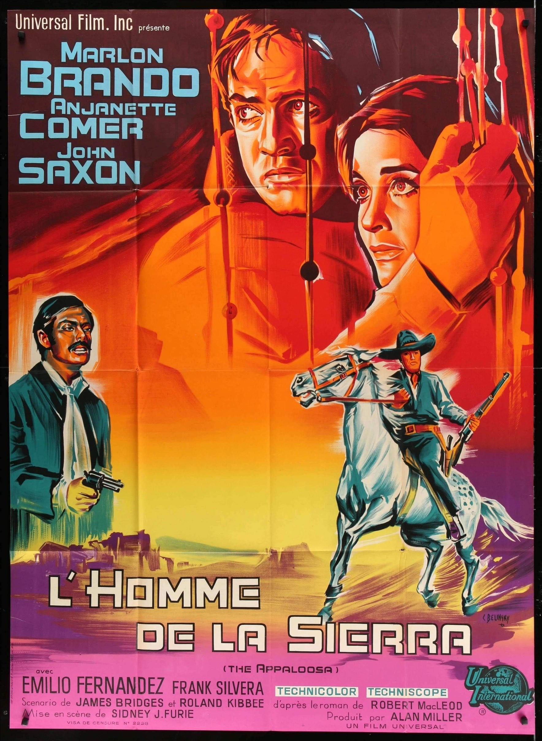 Appaloosa (1966) original movie poster for sale at Originalfilmart