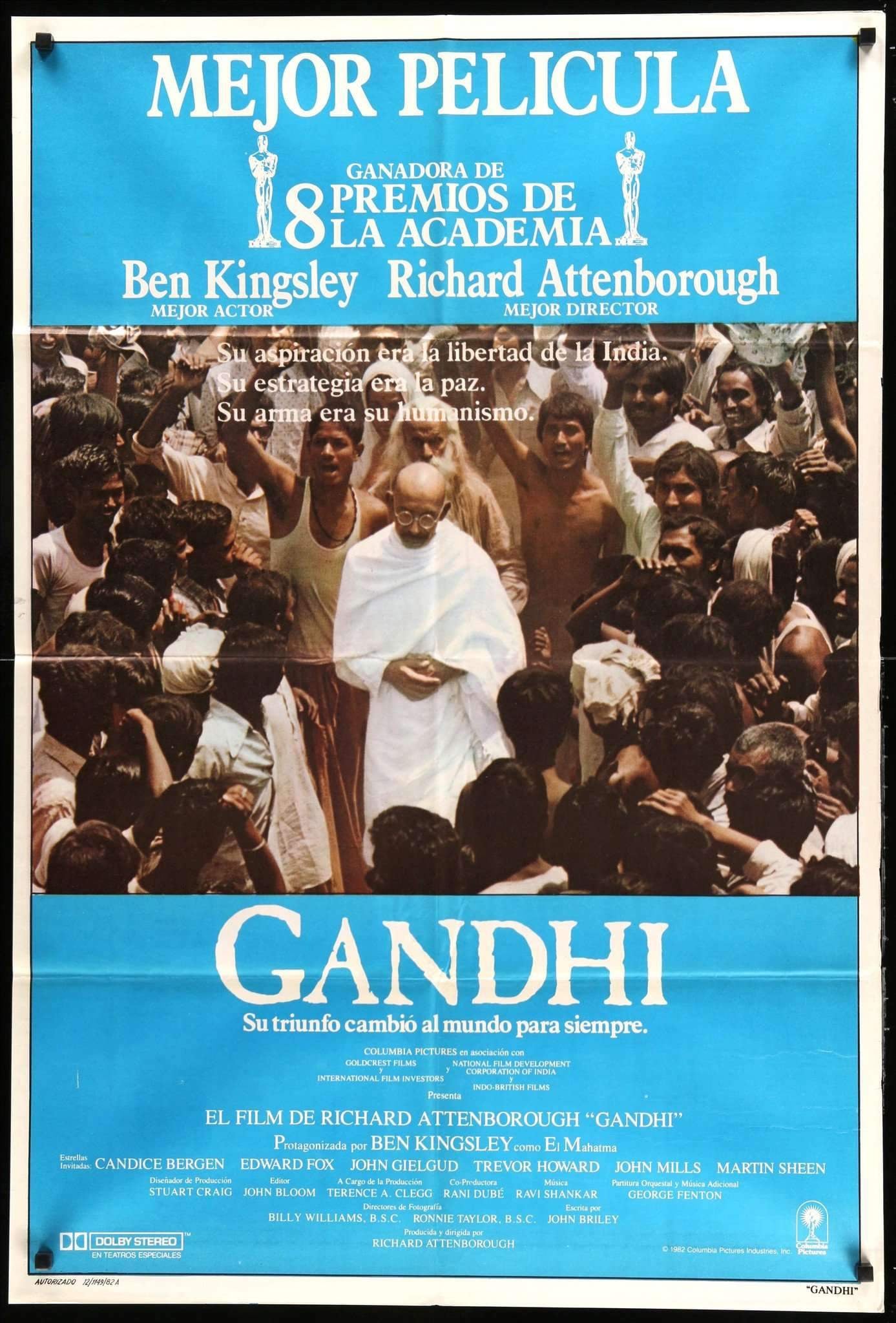 Gandhi (1982) original movie poster for sale at Originalfilmart