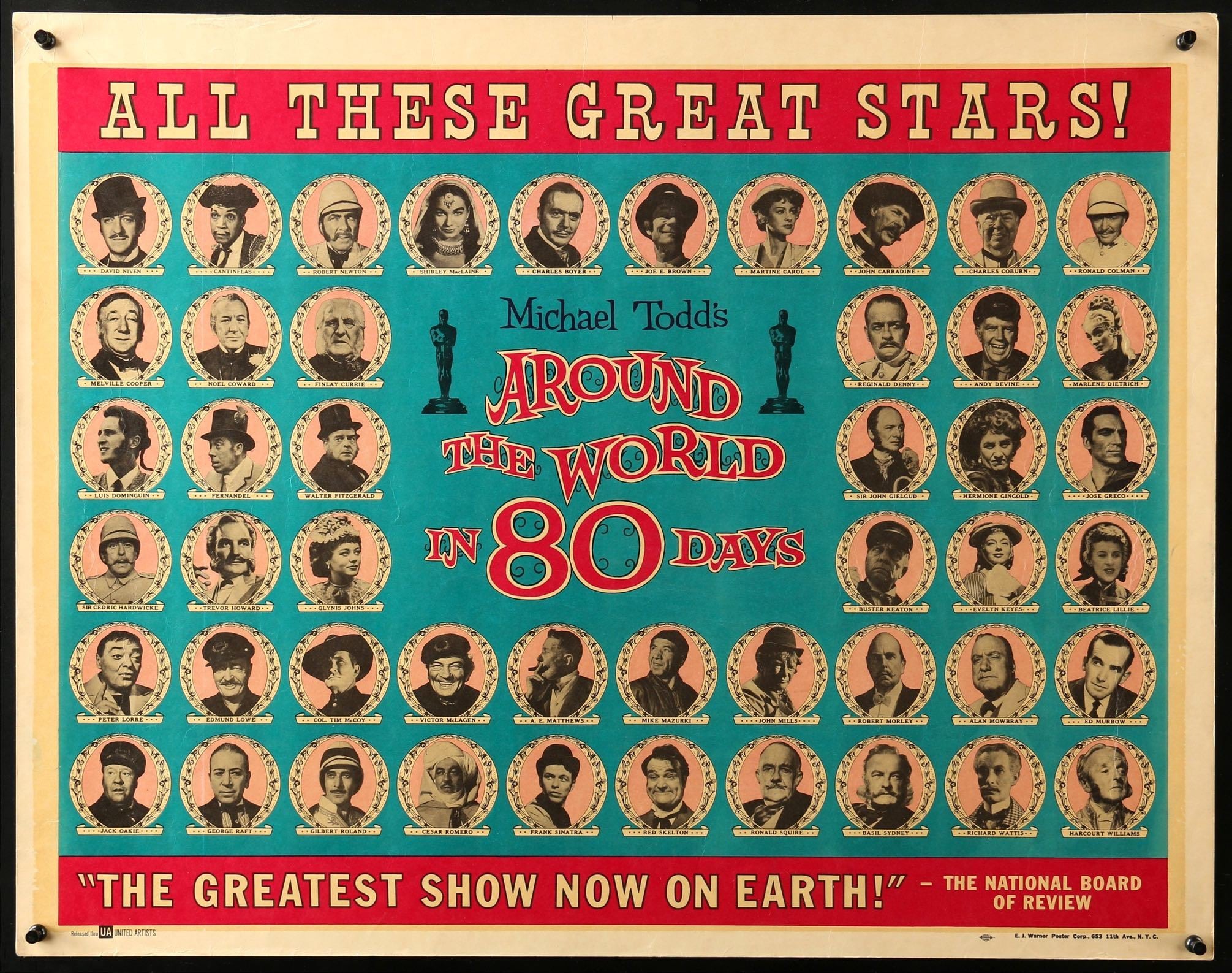 Around the World in Eighty Days (1956) original movie poster for sale at Originalfilmart