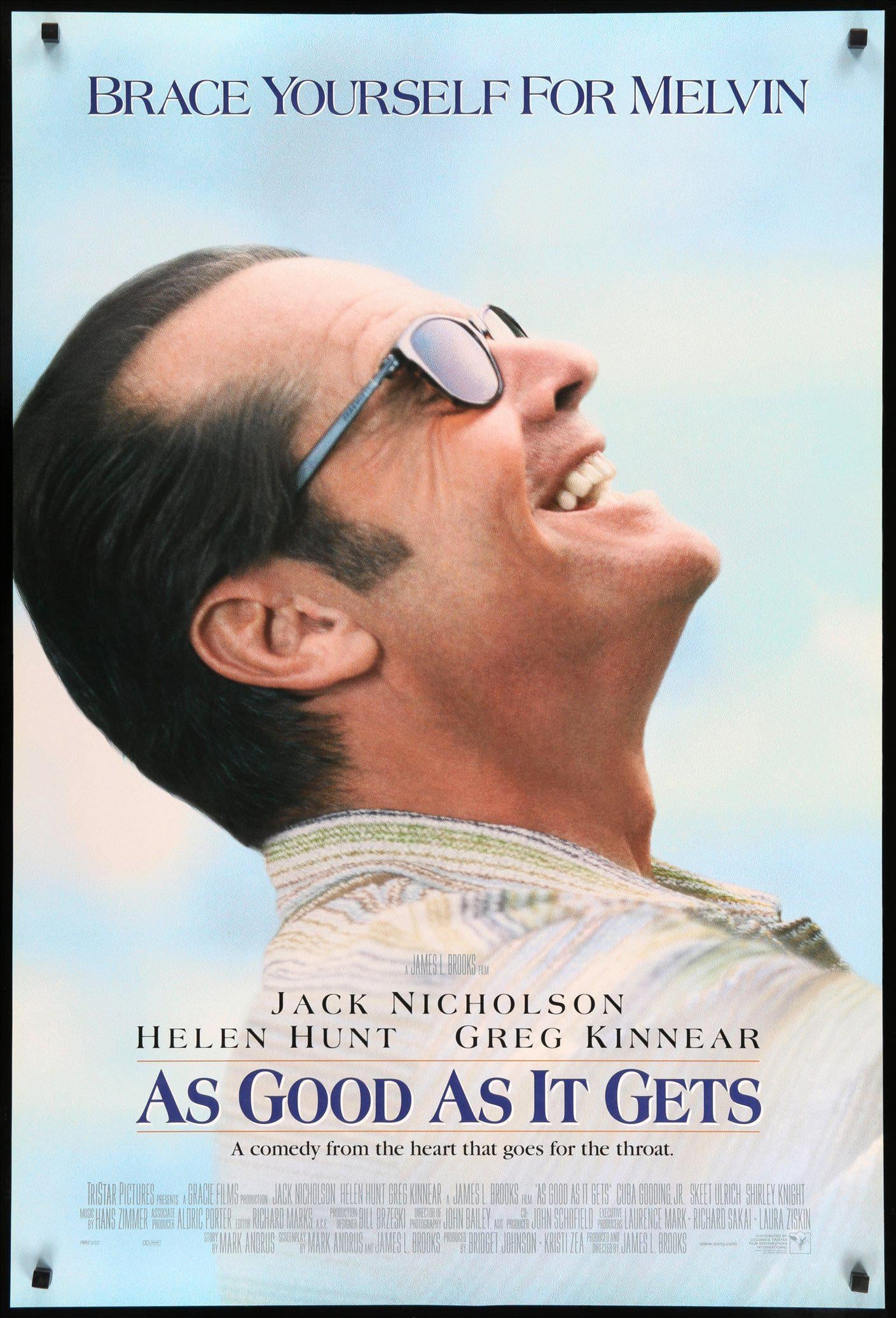 As Good As It Gets (1997) original movie poster for sale at Originalfilmart