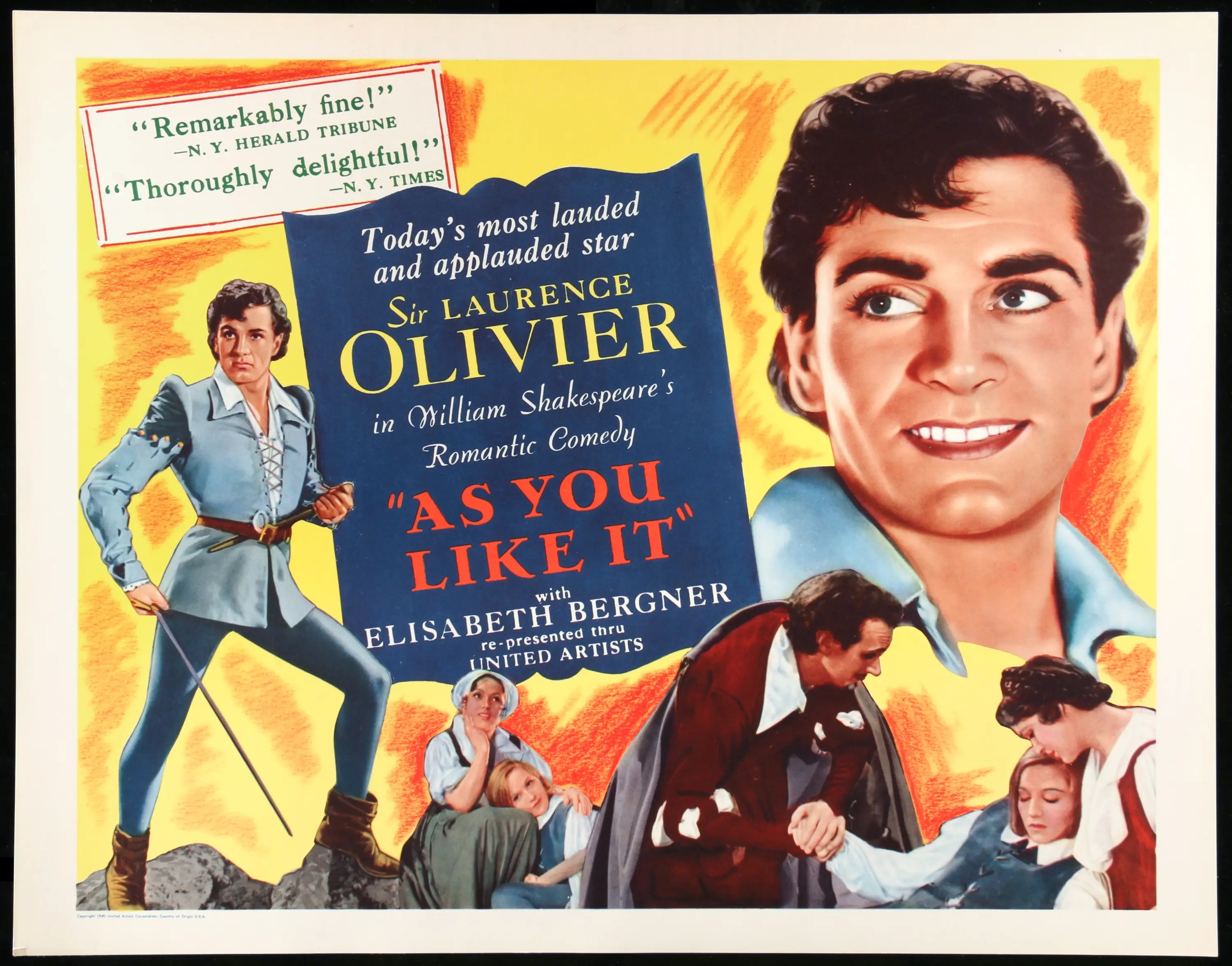 As You Like It (1936) original movie poster for sale at Originalfilmart