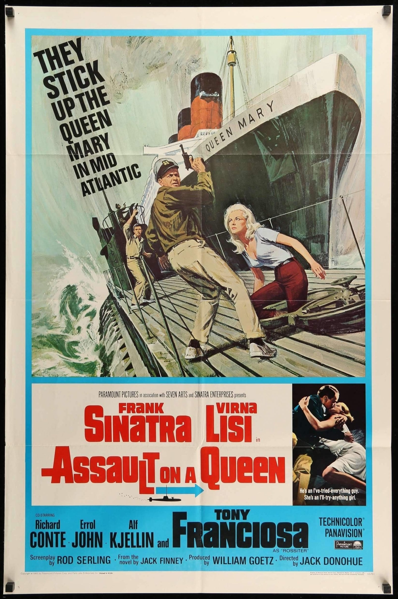 Assault on a Queen (1966) original movie poster for sale at Originalfilmart