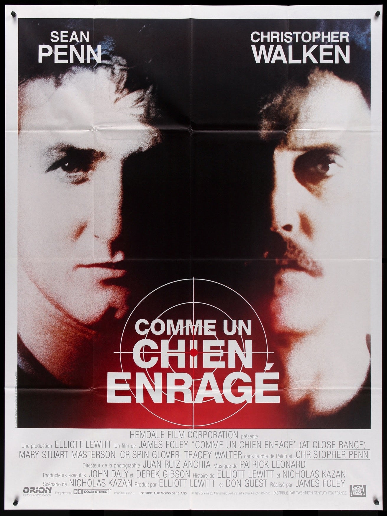At Close Range (1986) original movie poster for sale at Originalfilmart