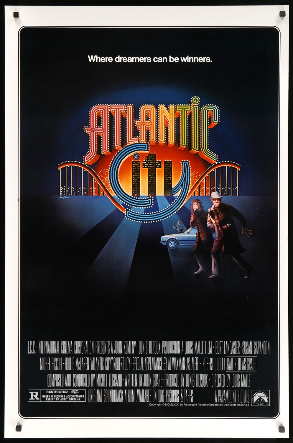 Atlantic City (1980) original movie poster for sale at Originalfilmart