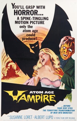 Atom Age Vampire (1960) original movie poster for sale at Originalfilmart