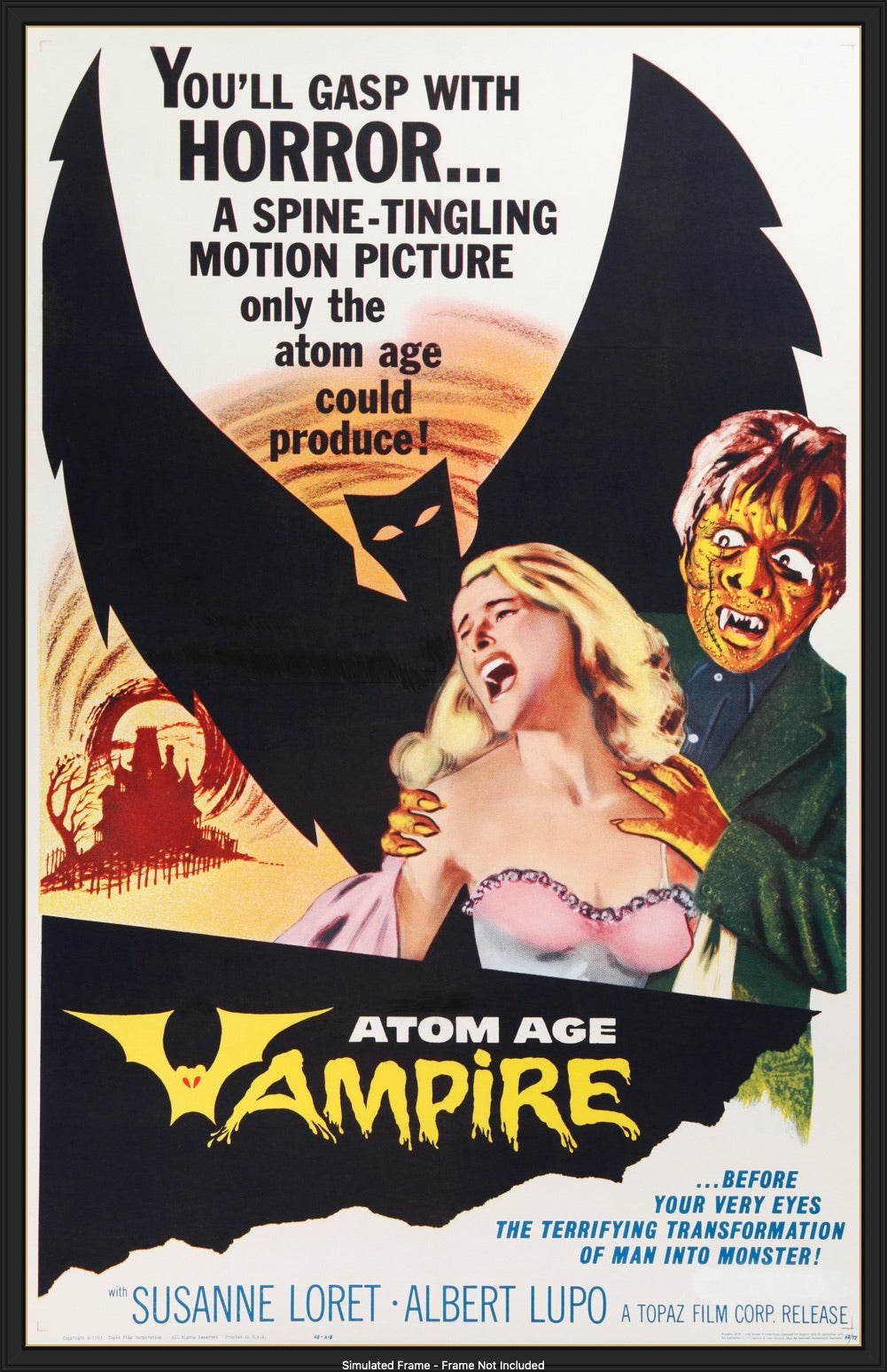 Atom Age Vampire (1960) original movie poster for sale at Originalfilmart