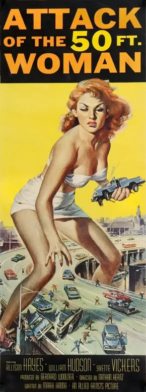 Attack of the 50 Foot Woman (1958) original movie poster for sale at Originalfilmart