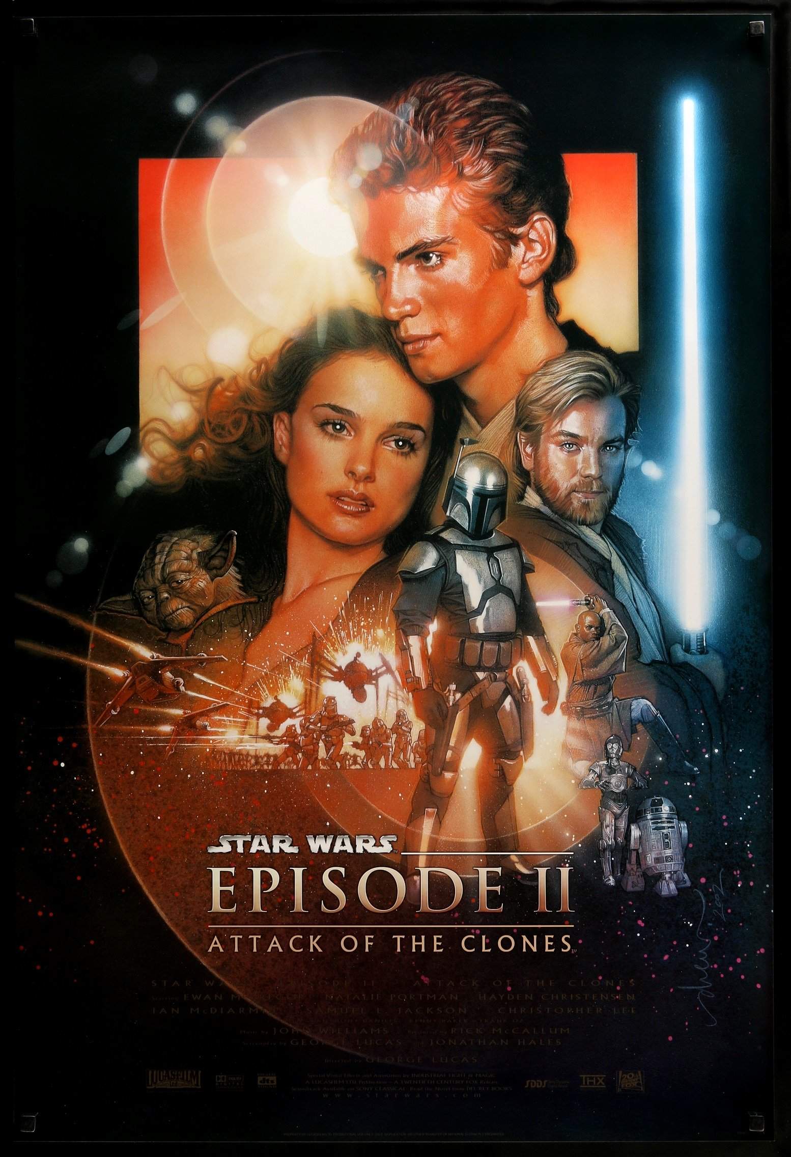 Star Wars: Episode II - Attack of the Clones (2002) original movie poster for sale at Originalfilmart