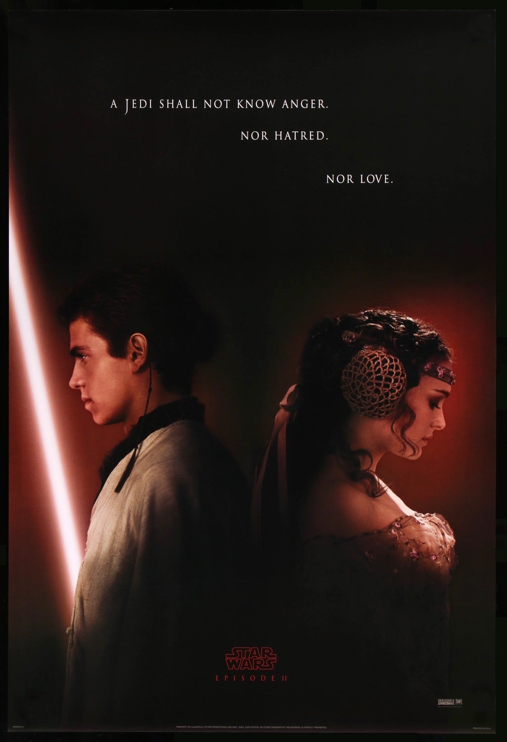 Star Wars: Episode II - Attack of the Clones (2002) original movie poster for sale at Originalfilmart