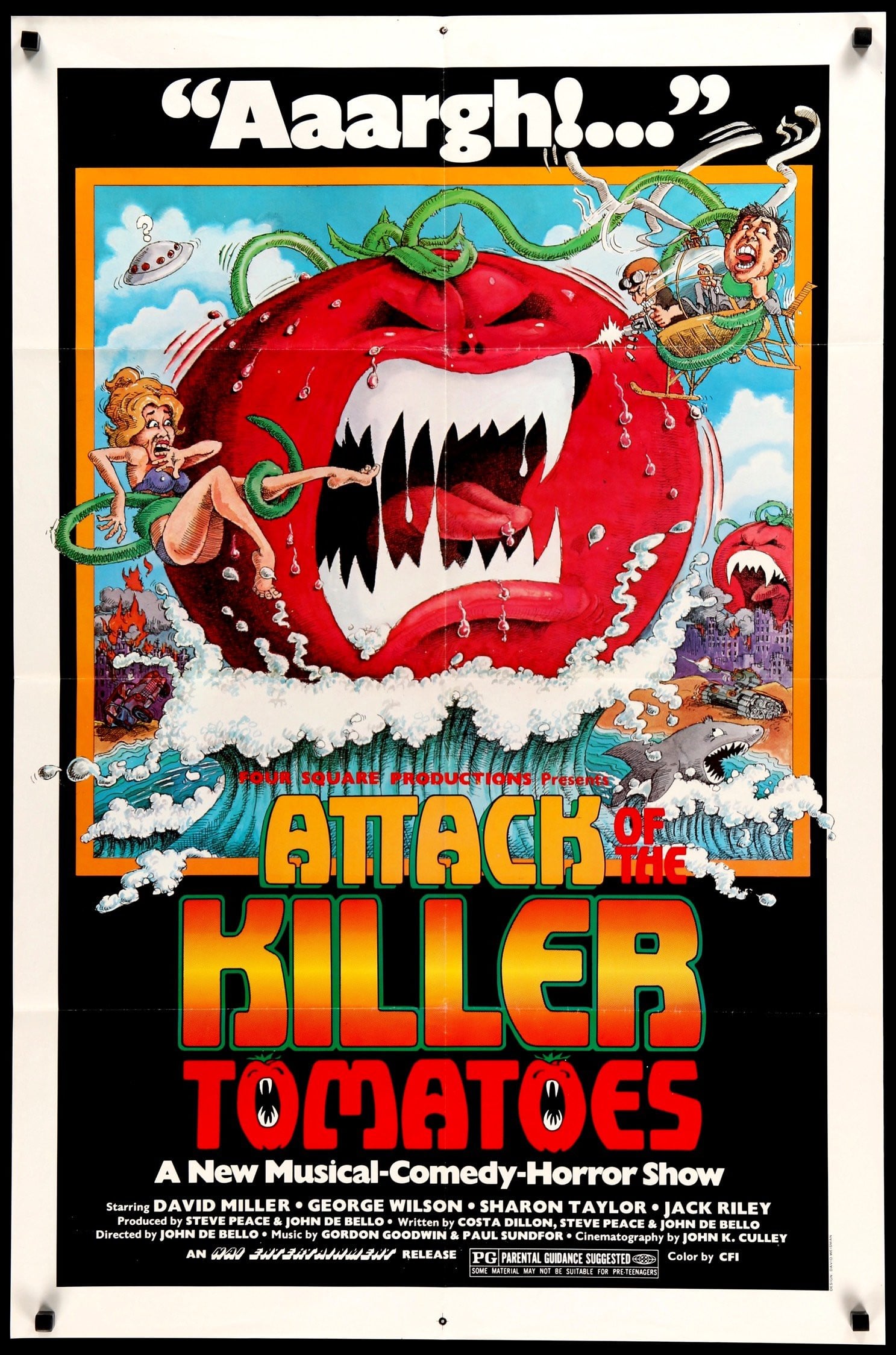 Attack of the Killer Tomatoes (1978) original movie poster for sale at Originalfilmart