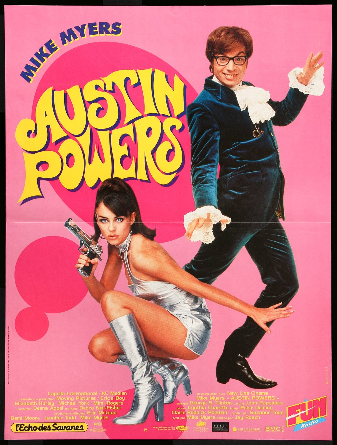 Austin Powers: International Man of Mystery (1997) original movie poster for sale at Originalfilmart