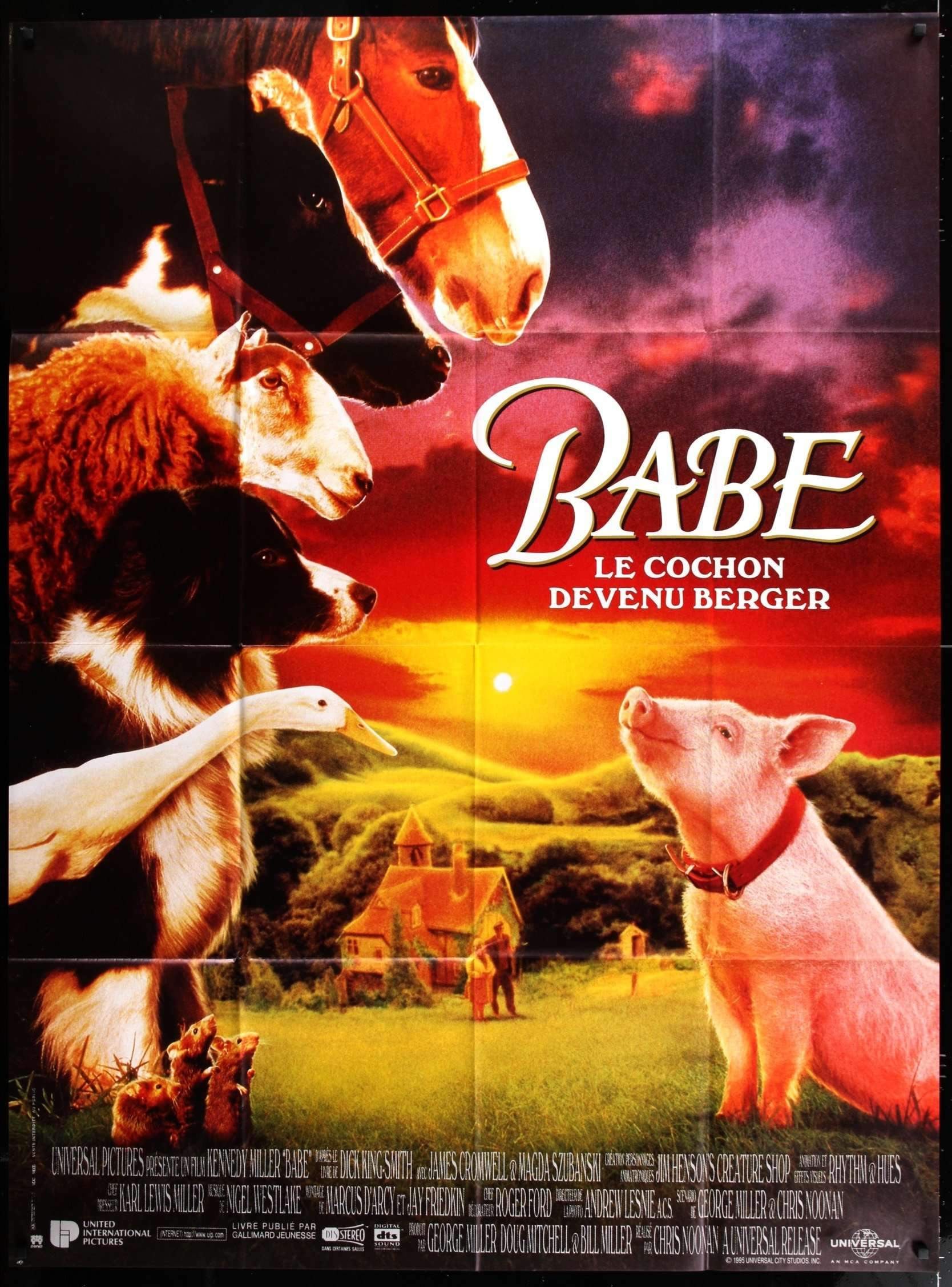 Babe (1995) original movie poster for sale at Originalfilmart