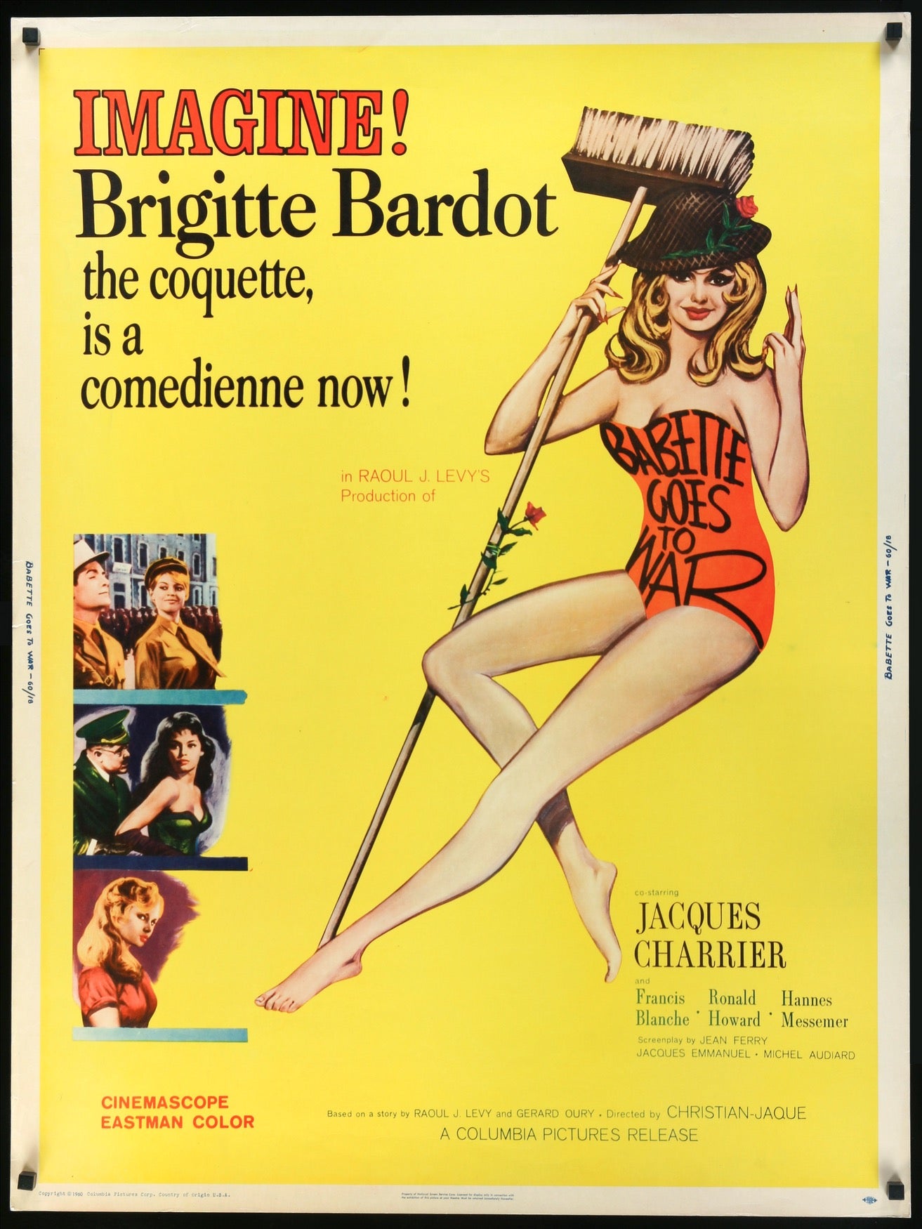 Babette Goes to War (1959) original movie poster for sale at Originalfilmart