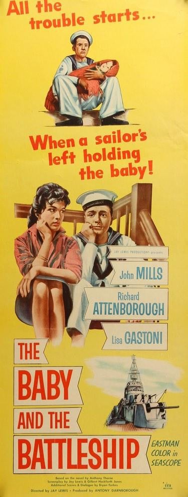 Baby and the Battleship (1956) original movie poster for sale at Originalfilmart