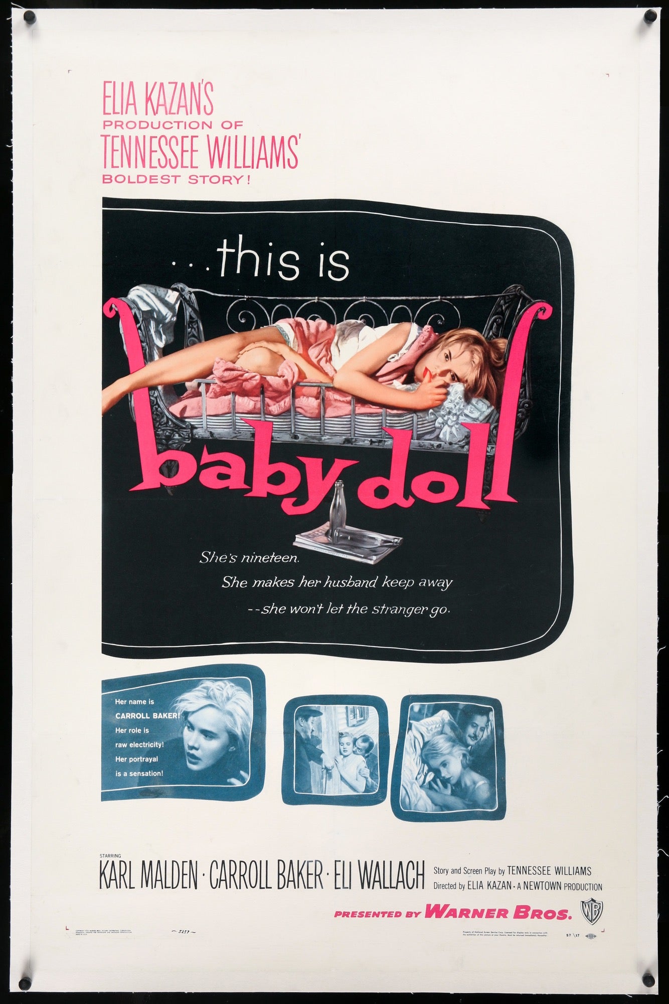Baby Doll (1956) original movie poster for sale at Originalfilmart