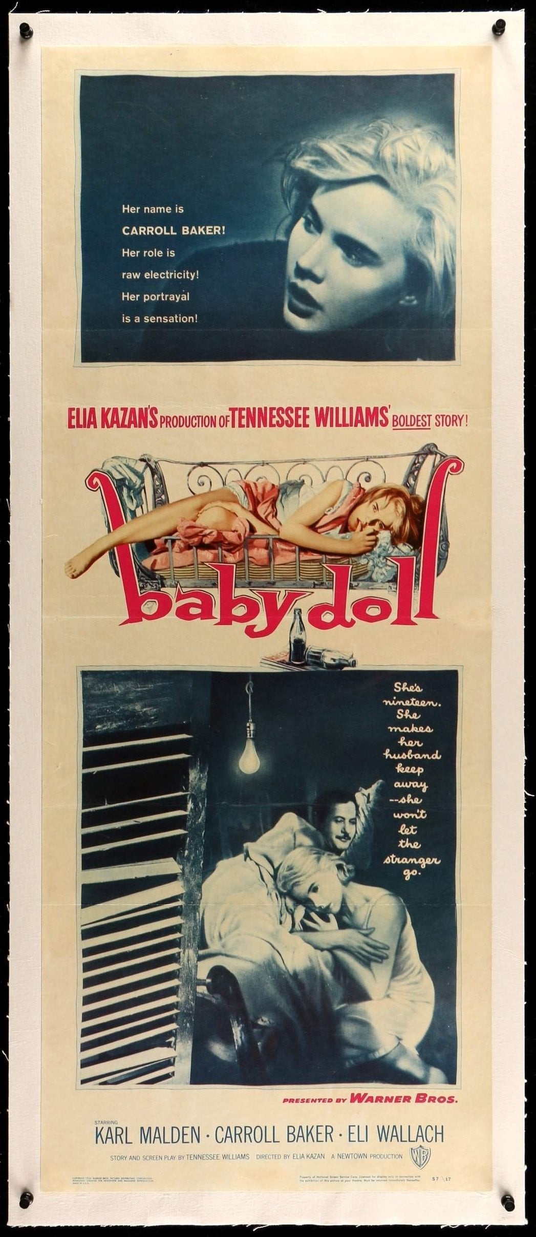 Baby Doll (1956) original movie poster for sale at Originalfilmart