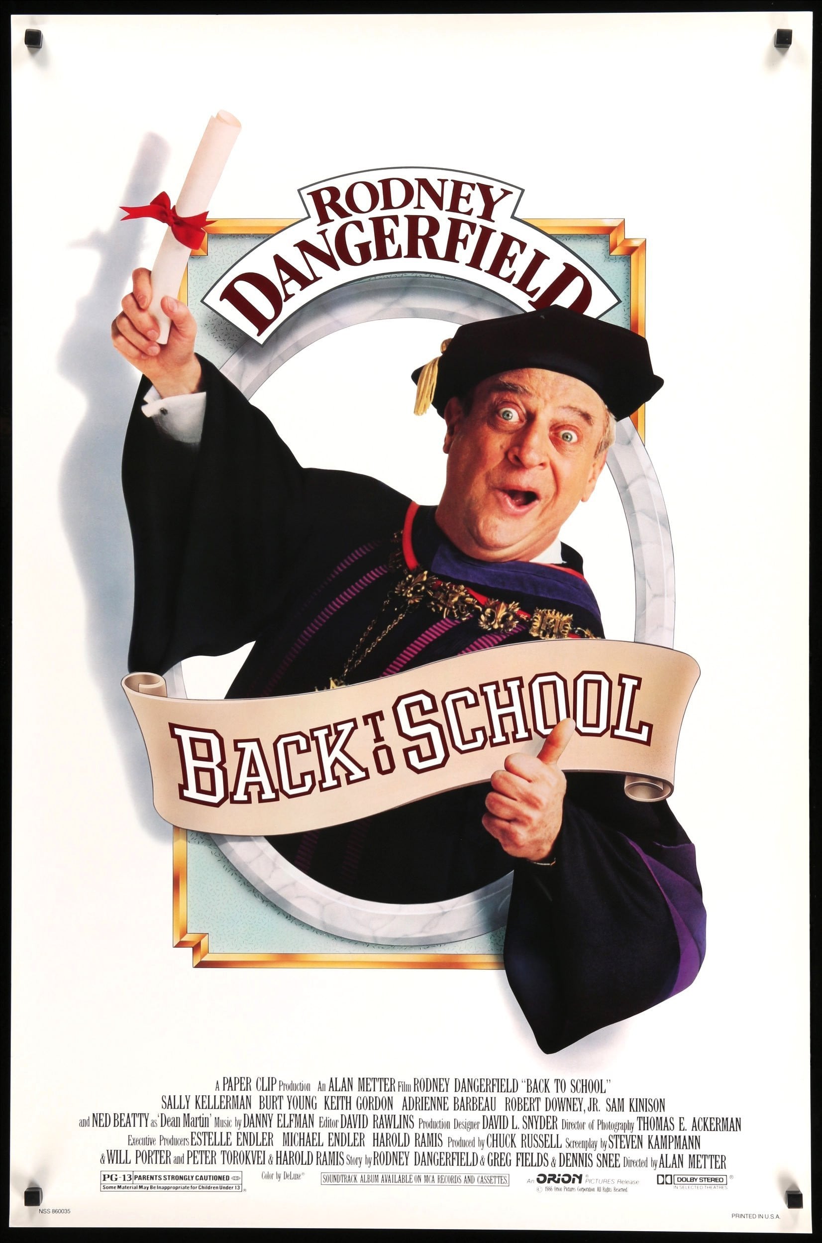 Back to School (1986) original movie poster for sale at Originalfilmart
