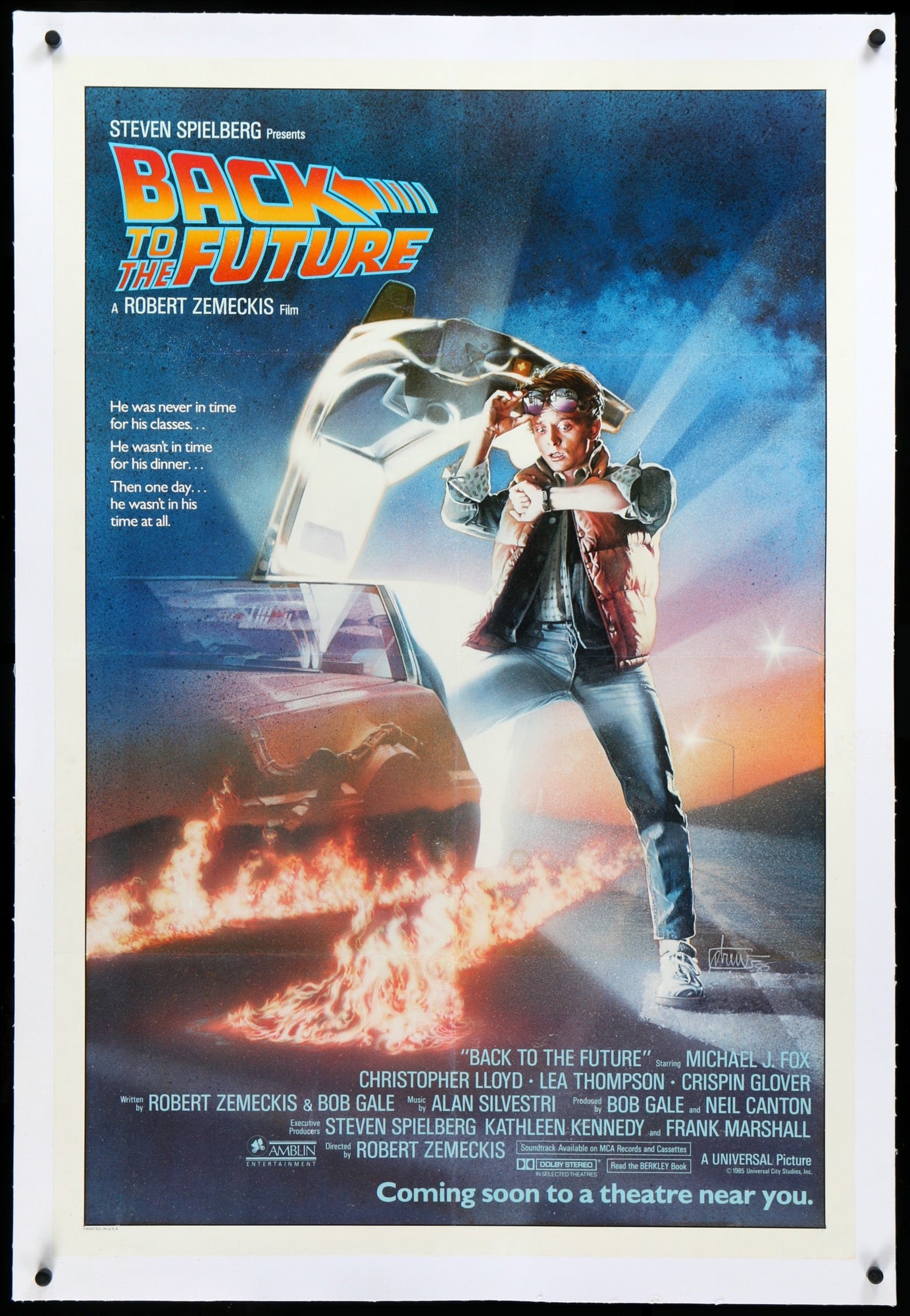 Back To the Future (1985) original movie poster for sale at Originalfilmart